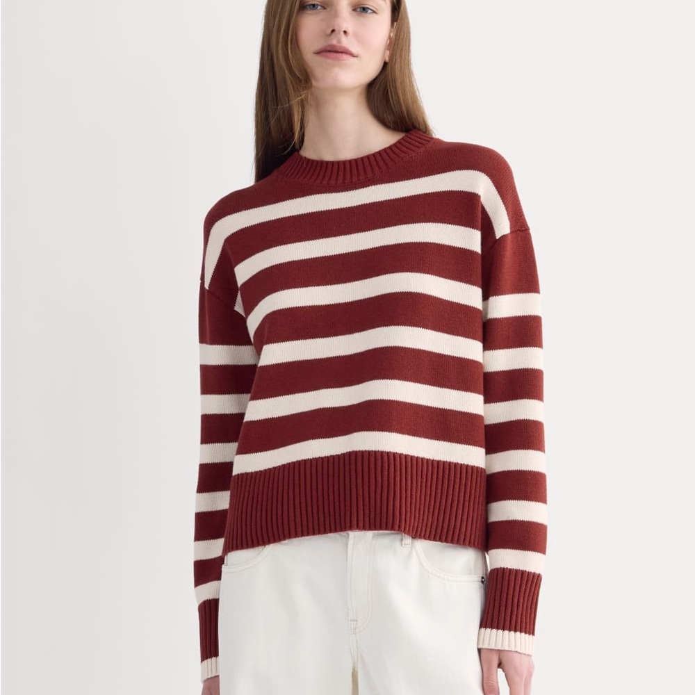 Everlane THE BOXY SWEATER IN EVERYDAY COTTON - Picture 2 of 8